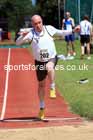 Mens long jump, 2024 NE Masters Track and Field Champs., Monkton Stadium, Jarrow.  Photo: David T. Hewitson/Sports for All Pics